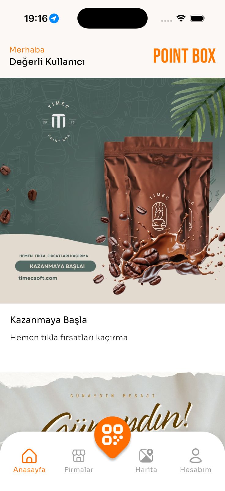 Point Box App Screenshot